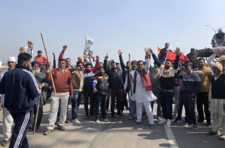 Farmers Chakka Jam: Farmers block Eastern Peripheral Expressway during their protest.