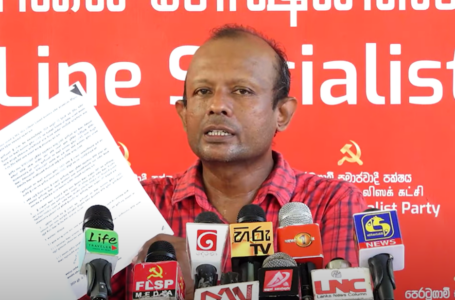 රමේෂ් පතිරණගේ කැබිනට් පත්‍රිකාවක් නලින්ද ජයතිස්ස නමින් පාර්ලිමේන්තුවට. සම්මත වෙන්න දෙන්න එපා. – පුබුදුජයාගොඩ